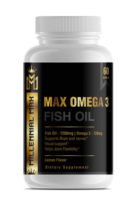 omega  fish oil millennial max
