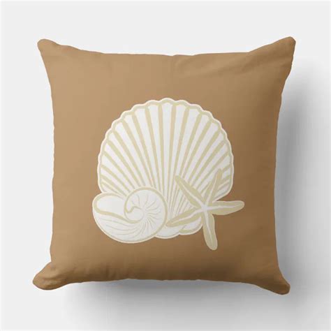 Home Decor Beach Theme Throw Pillow Zazzle