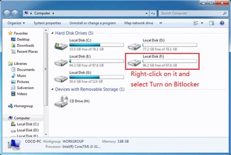 Steps To Set A Bitlocker Password On Hard Drive