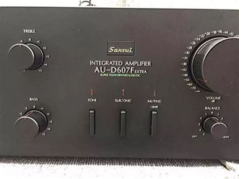 SANSUI AU D607F EXTRA Intégré Amplificateur Transistor EUR 498 24