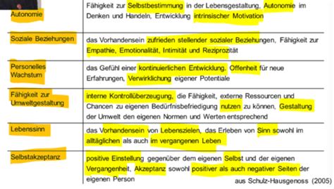 11. Wohlbefinden-Karteikarten | Quizlet