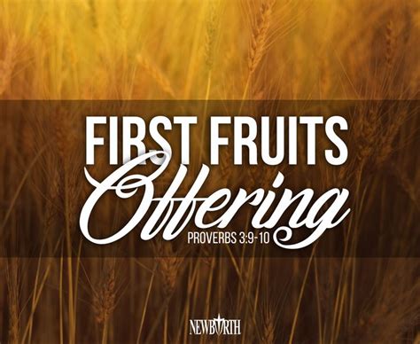 First Fruits Offering | Encouragement quotes christian, Encouragement ...