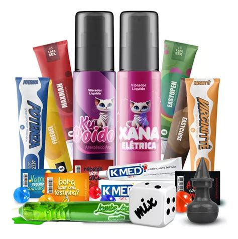 Kit Sexshop Itens Kmed Anestesico Anal Vibrador Liquido Parcelamento Sem Juros