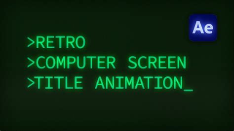 Retro Computer Font