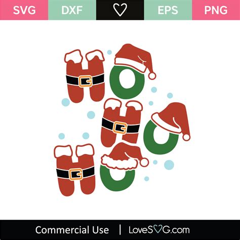 Ho Ho Ho Svg Cut File