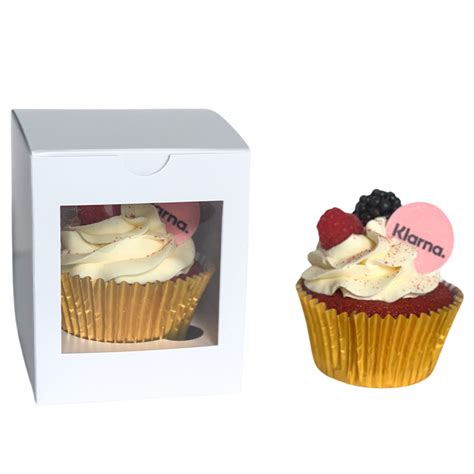 individually packaged edible image cupcakes  baker