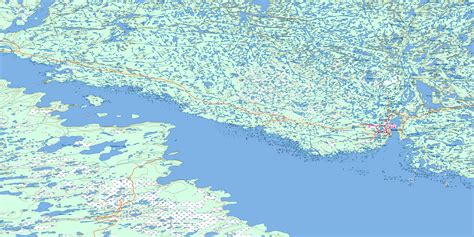 Yellowknife Topo Map Free Online Nts 085j Nt