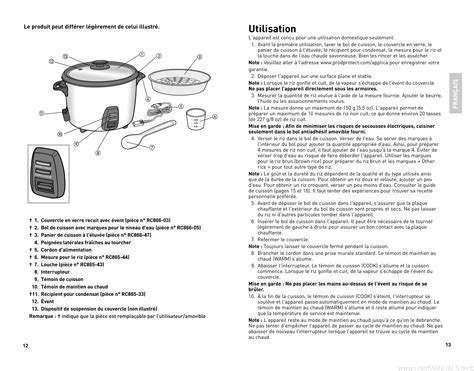 Black And Decker Rice Cooker Rc866 User Manual