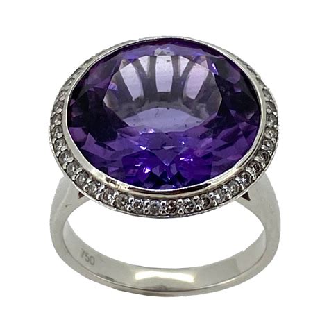 amethyst diamond ring maria kenda jewellery