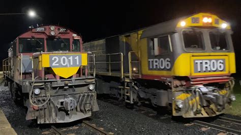 Tasrail Tr Tr Tr Arriving At Western Junction Passing