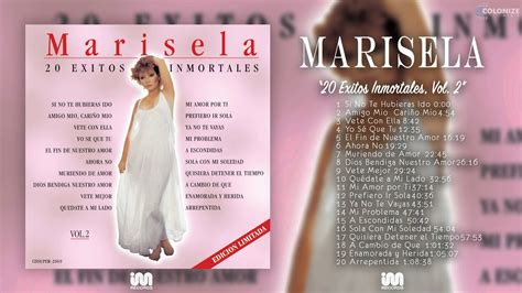 Marisela Exitos Inmortales Vol Disco Completo Youtube