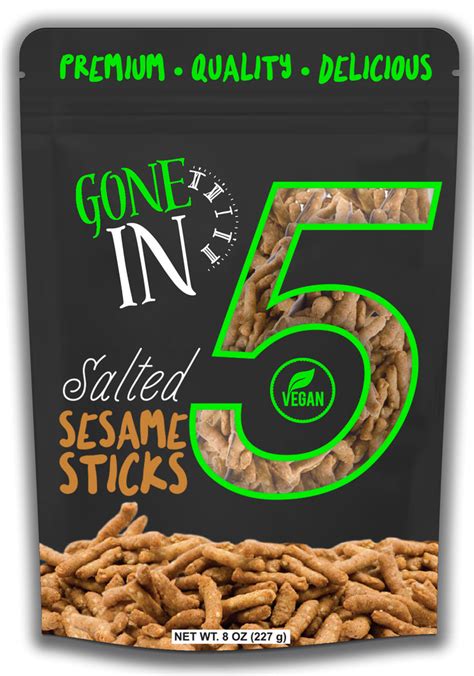 Salted Sesame Sticks 8 Oz. (12 Pack) – The Nuts Shop