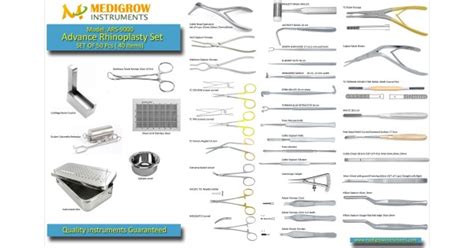 Advanced Rhinoplasty Set Of 50 Pcs