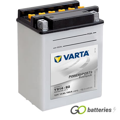 Yb B Varta Freshpack Motorcycle Battery V Ah Yb B