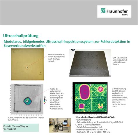 Air Coupled Ultrasonic Testing Defect Detection In Fibre Composites