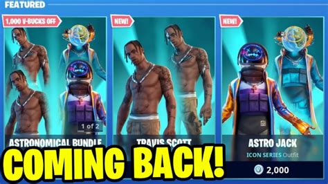 Travis Scott Skin Return Release Date In Fortnite Item Shop Travis Scott Skin Coming Back