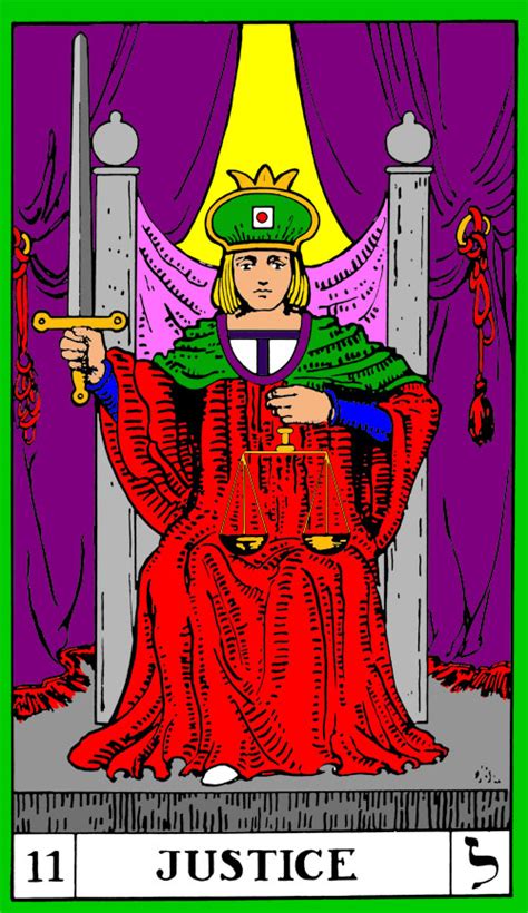 Tarot Key 11 Justice