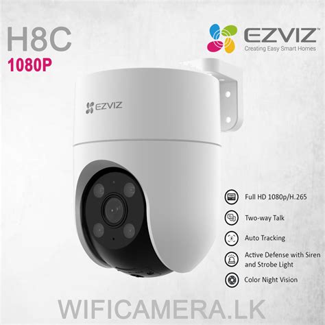 EZVIZ H8C 4G 2K Pan Tilt Colorvu Two Way Talk Camera Cctv 47 OFF