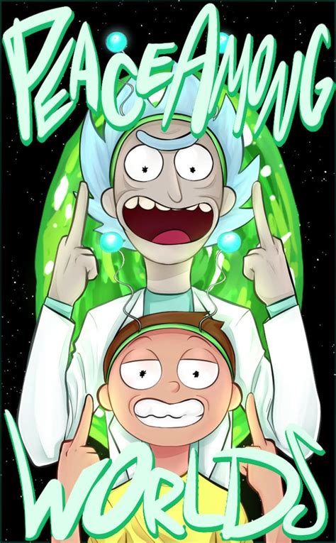 Peace Among Worlds Speedpaint By Tr Shy B On Deviantart Rick And