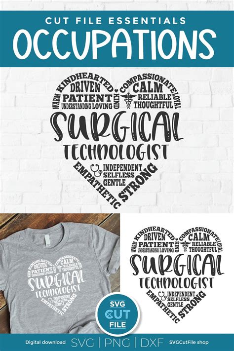 Surgical Technologist Surgical Tech Svg Surgical Technician Svg