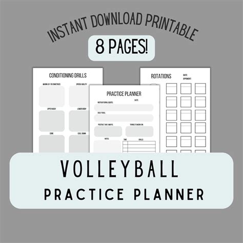 Volleyball Practice Plan Volleyball Practice Templates Volleyball