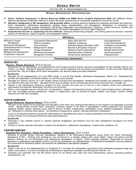 Human Resource Director Resume Examples ~ Medical Resume