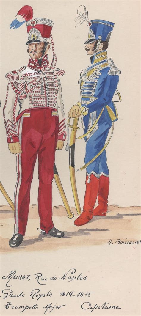 Naples Garde Royale Regiment Of Lancers Trumpet Major Captain