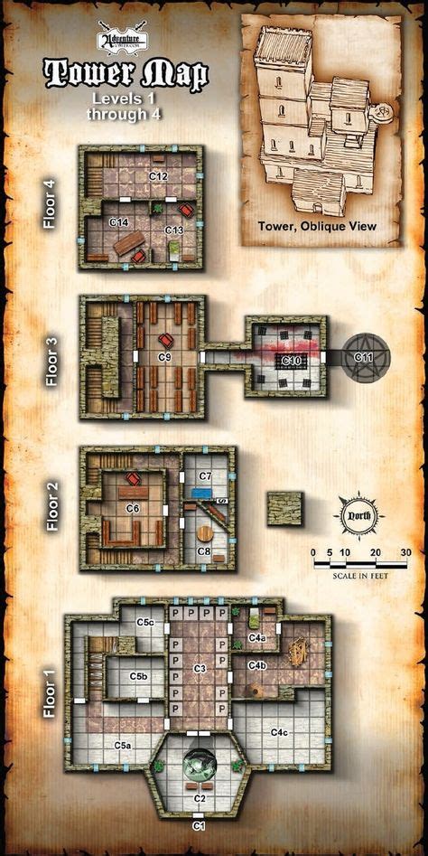 27 Best Dandd Maps Tower Images Fantasy Map Dungeon Maps Tabletop Rpg