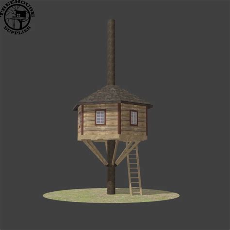 THE DAKOTA PRAIRIE © : 12' Hexagonal Treehouse Plan - Walmart.com