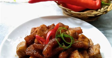 Resep Sambal Goreng Kikil Tahu Pedas Oleh Mak Win Cookpad