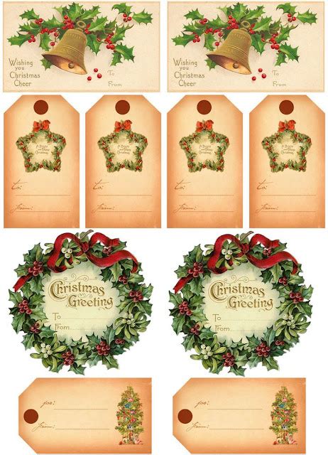 10 Free Sets of Christmas Gift Tag Printables | Redo It Yourself ...