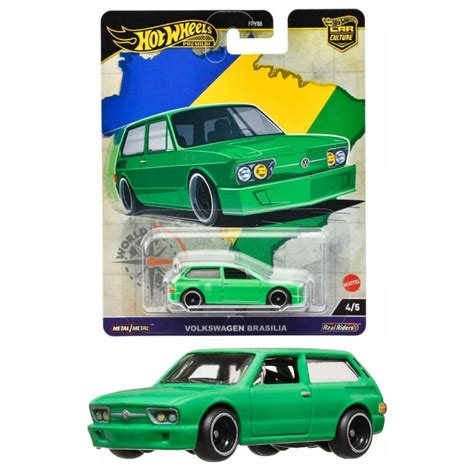 Hot Wheels Premium Volkswagen Brasilia Green ชด WORLD TOUR โมเดลรถ