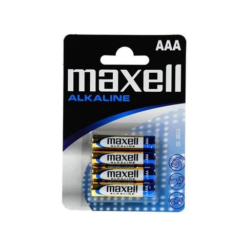 Pile Alcaline Maxell Aaa Lr Gd B Lot De Atti Mg