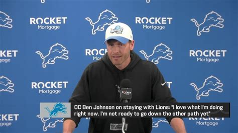 Detroit Lions Offensive Coordinator Ben Johnson Explains Why He