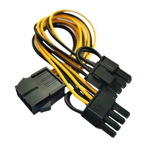 6 Pin Female To Dual 8 Pin 62 Male Pcie Express Power Video Graphics Card Psu Cable 20cm