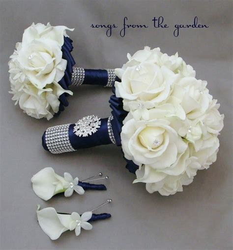 R Serv S Fleur De Mariage Paquet Bouquet De Mari E Jasmin Etsy Canada