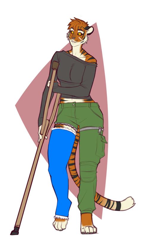 The Big Imageboard Tbib Anthro Bandage Band Aid Cast Crutch Faint Felid Female Fur Hair Leg