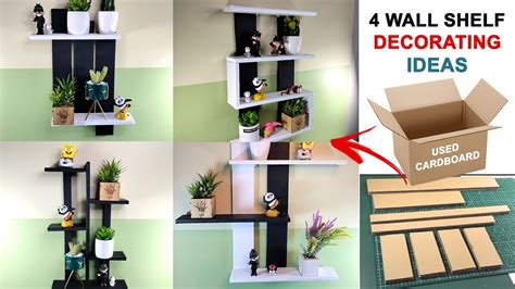 Cardboard Wall Shelf Decorating Ideas Diy Wall Shelf Decor Easy