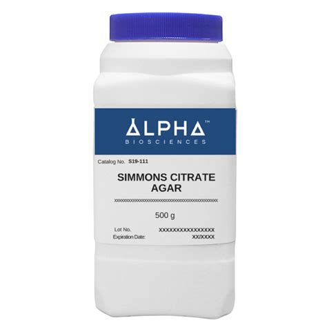 Product Alpha Simmons Citrate Agar G Copenhagen Biotech Supply