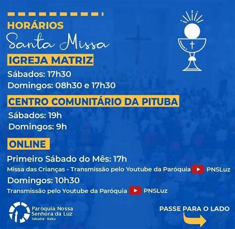 Paróquia Nossa Senhora da Luz retoma Missas a presença dos fiéis