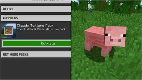 How to get Classic texture pack for Minecraft