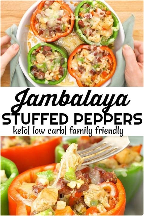 Keto Stuffed Peppers Less than 4 NET Carbs