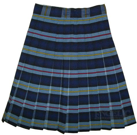 Girls School Uniform Pleated Skirt Plaid Z - Engelic Uniforms