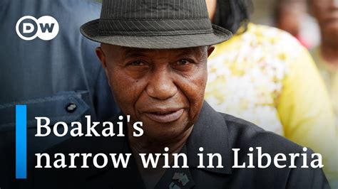 What Joseph Boakai S Presidential Win Means For Liberia Dw News Youtube