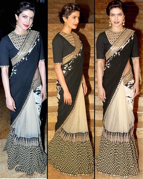 Bollywood Actress Saree Collections: Priyanka Chopra in Sabyasachi ...