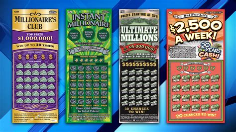 At Least Four Multi Million Dollar Scratch Off Tickets Sold In