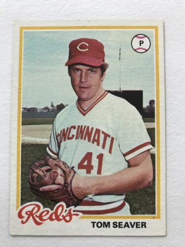 1978 Topps Tom Seaver 450 NM MT Cincinnati Reds HOF EBay