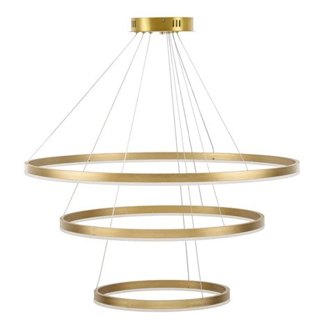 Pendente Espiral LED Metal e Plástico Dourado Cosmos 180 Gold Gmh