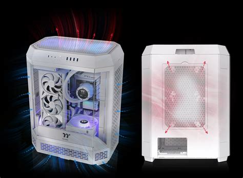 Thermaltakethermaltake The Tower 600 Snow Mid Tower Chassis Thermaltake