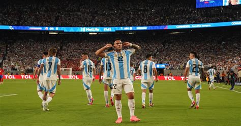 Tabla de posiciones del Grupo A de la Copa América Argentina líder y